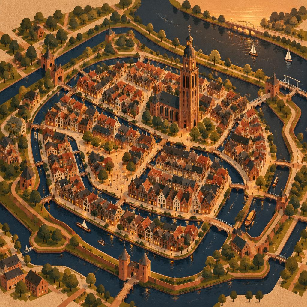 Kaart van Zwolle centrum